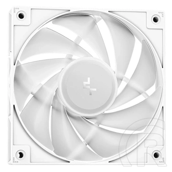 DeepCool LE240 WH V2 vízhűtés (240 mm, 2x120 mm, 500-2100 RPM, max 31,6 dBA, LED, fehér)