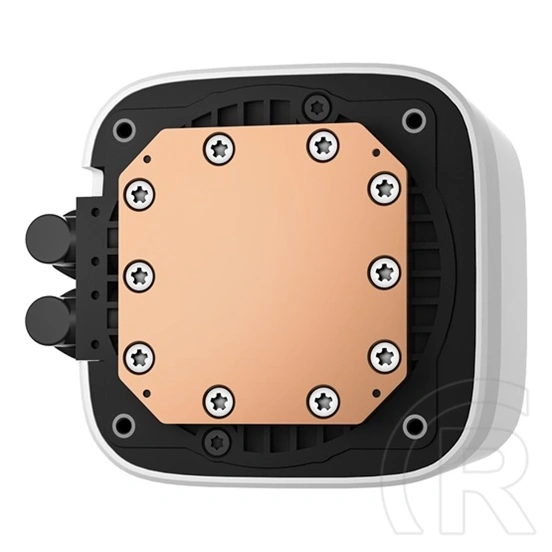 DeepCool LE360 WH V2 vízhűtés (360 mm radiátor, 2x120 mm ventilátor, 500-2100 rpm, max 31,6 dBA, LED, fehér)