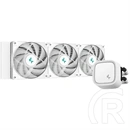 DeepCool LE720 WH vízhűtés (3x120 mm, max 2550 rpm, max 32,9 dBA, LED, fehér)
