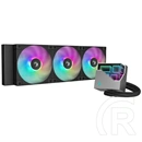 DeepCool LT360 ARGB vízhűtés (3x120 mm, max 2400 rpm, max 38,71 dB, fekete)