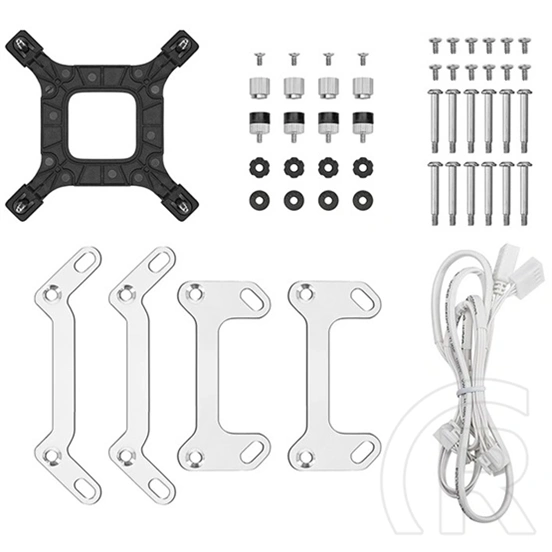 DeepCool LT360 WH ARGB vízhűtés (3x120 mm, max 2400 rpm, fehér)