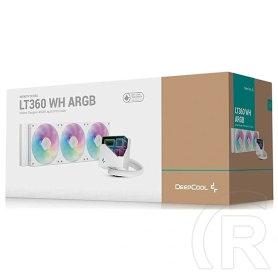 DeepCool LT360 WH ARGB vízhűtés (3x120 mm, max 2400 rpm, fehér)