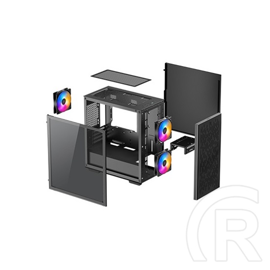 DeepCool MATREXX 40 3FS (mATX, fekete)