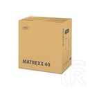 DeepCool MATREXX 40 3FS (mATX, fekete)