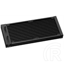 DeepCool MYSTIQUE 240 ARGB vízhűtés (2x 120 mm, 500-2150 rpm, ARGB, max 36,49 dBA, fekete)