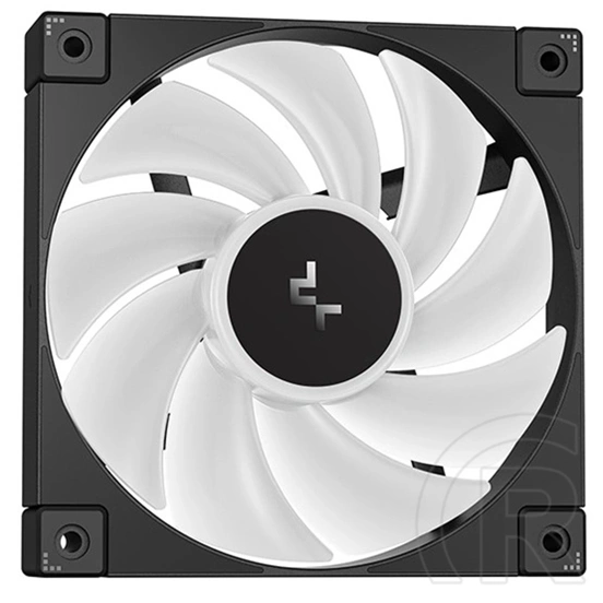 DeepCool MYSTIQUE 240 ARGB vízhűtés (2x 120 mm, 500-2150 rpm, ARGB, max 36,49 dBA, fekete)