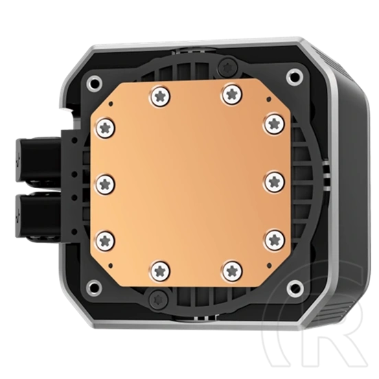 DeepCool MYSTIQUE 360 vízhűtés (3x120 mm ventilátor, 500-2150 RPM, ARGB, fekete)