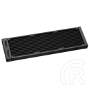 DeepCool MYSTIQUE 360 vízhűtés (3x120 mm ventilátor, 500-2150 RPM, ARGB, fekete)