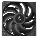 DeepCool Mystique 240 folyadékhűtés (240 mm radiátor, 2x120 mm ventilátor, 2150 rpm, max 36,49 dBA, LED, fekete)