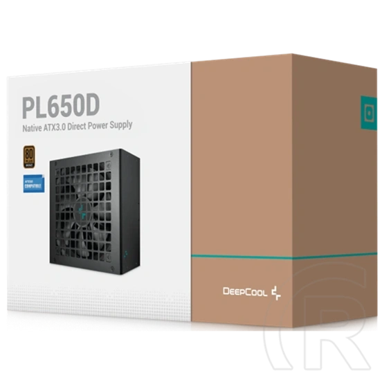 DeepCool PL650-D tápegység (650 W, 80+ Bronze, ATX, fekete)