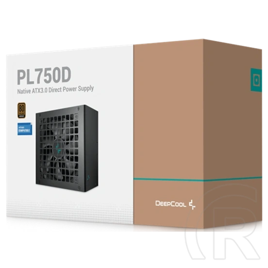 DeepCool PL750-D tápegység (750 W, 80+ Bronze, ATX, fekete)