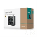 DeepCool PN650-M tápegység (650 W, 80+ Gold, ATX, teljesen moduláris, fekete)