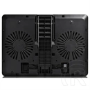 DeepCool U PAL notebook hűtőpad (2×140 mm ventilátor, 26,3 dB, max. 15,6", fém, fekete, USB)