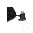 DeepCool U PAL notebook hűtőpad (2×140 mm ventilátor, 26,3 dB, max. 15,6", fém, fekete, USB)