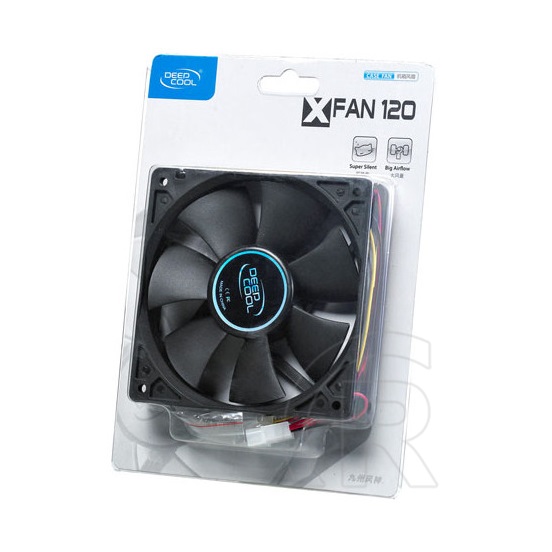 DeepCool Xfan 120 hűtő ventilátor (120 mm, 1300 rpm, 26 dB)