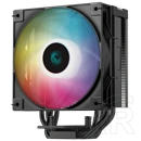 Deepcool AG400 Digital ARGB CPU hűtő (120 mm, PWM, 500-2100 RPM, hidrodinamikus csapágy, ?31,6 dB(A), fekete)