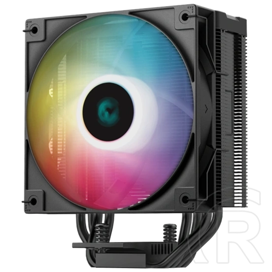 Deepcool AG400 Digital ARGB CPU hűtő (120 mm, PWM, 500-2100 RPM, hidrodinamikus csapágy, ?31,6 dB(A), fekete)