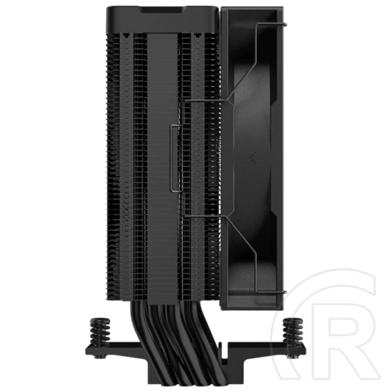 Deepcool AG400 Digital ARGB CPU hűtő (120 mm, PWM, 500-2100 RPM, hidrodinamikus csapágy, ?31,6 dB(A), fekete)