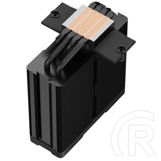 Deepcool AG400 Digital ARGB CPU hűtő (120 mm, PWM, 500-2100 RPM, hidrodinamikus csapágy, ?31,6 dB(A), fekete)