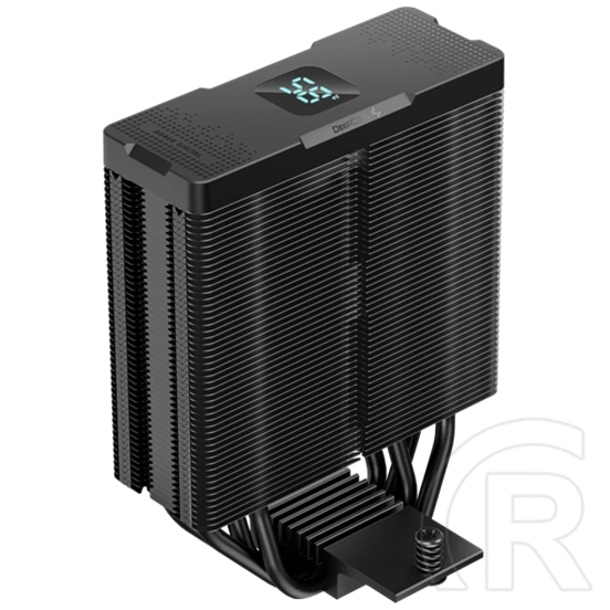 Deepcool AG400 Digital ARGB CPU hűtő (120 mm, PWM, 500-2100 RPM, hidrodinamikus csapágy, ?31,6 dB(A), fekete)