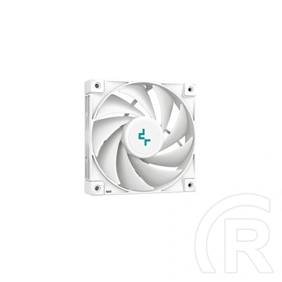Deepcool AK400 WH CPU hűtő (120 mm, PWM, max 1850 rpm, 29 dBA, hidrodinamikus csapágy, fehér)