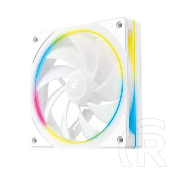 Deepcool FL12 SE 3IN1 hűtő ventilátor (120 mm, PWM, max 1900 rpm, Hydro csapágy, fehér)