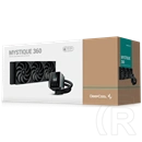 Deepcool Mystique 360 vízhűtés (3x 120 mm ventilátor, 2150 rpm, 36,5 dB, LED, fekete)