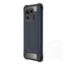 Defender műanyag telefonvédő (közepesen ütésálló, légpárnás sarok, Xiaomi Mi 11 Pro 5G szilikon belső, fémhatás) kék