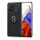 Defender műanyag védő (közepesen ütésálló, Xiaomi Mi 11 Pro 5G, telefontartó gyűrű, beépített fémlap) fekete
