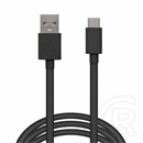 Delight USB 2.0 kábel (A dugó / C dugó, 2 m, fekete)