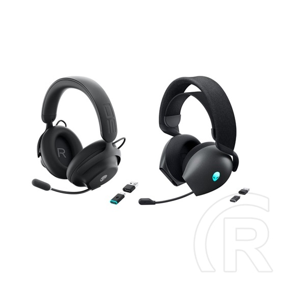 Dell Alienware AW725H bluetooth fejhallgató sztereo (v5.3, mikrofon, fekete)