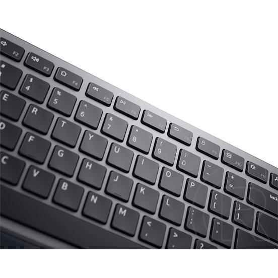 Dell KB700 vezeték nélküli billentyűzet (HU, szürke-fekete)