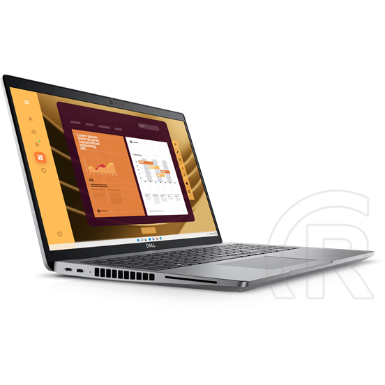 Dell Latitude 5550 notebook (15,6", Core Ultra 7 165U, 16GB RAM, 1TB SSD, Windows 11 Professional, ezüst-szürke)