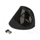 Delock 12599 Ergonómikus cordless optikai egér (USB, fekete)