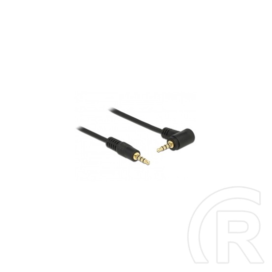 Delock 3,5 mm 4 pin jack (M) 90° kábel 2 m (fekete)