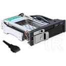 Delock 5,25" mobil rack (2,5"/3,5" SATA, 2xUSB 3.0)
