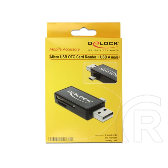 Delock 91731 USB/OTG kártyaolvasó