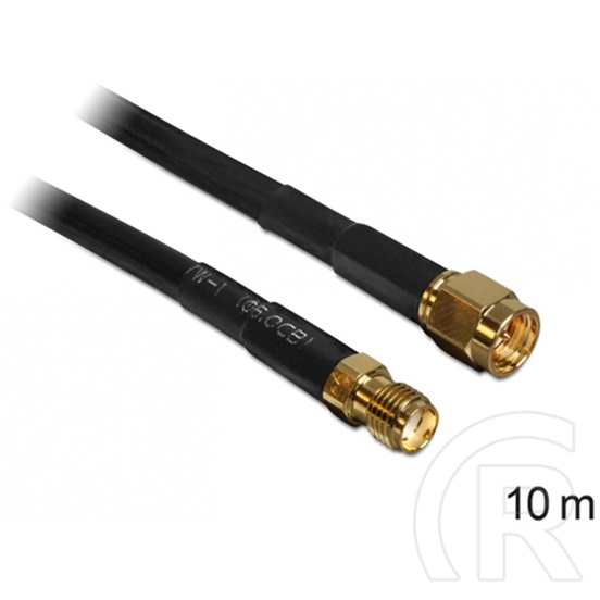 Delock CFD/RF200 low loss antennakábel (SMA, 10m)