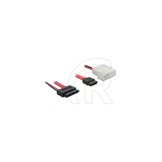 Delock Cable SATA Slimline female + 2pin power > SATA