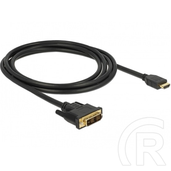 Delock DVI-D 18+1 <> HDMI kábel (2 m)