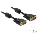 Delock DVI - DVI kábel (Dual link) 3 m