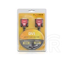 Delock DVI - DVI kábel (Dual link) 3 m