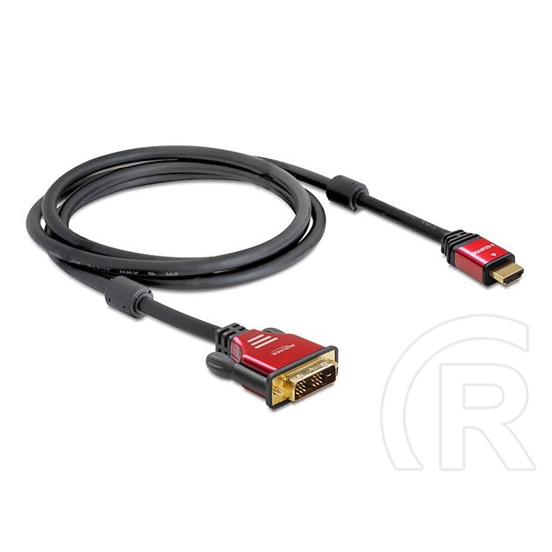 Delock DVI-D 24+1 <> HDMI kábel (2 m)