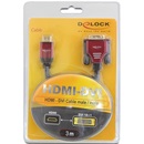 Delock DVI - HDMI kábel 3 m