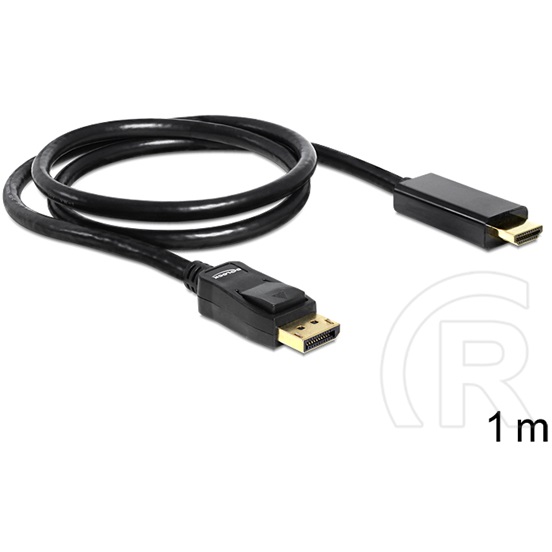 Delock DisplayPort > HDMI kábel (1 m)