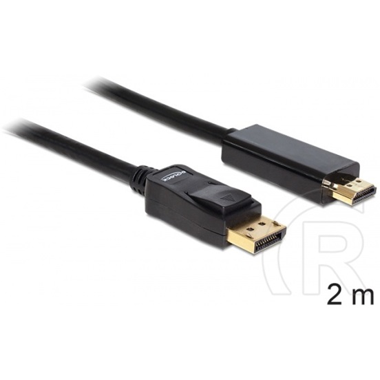 Delock DisplayPort > HDMI kábel (2 m)