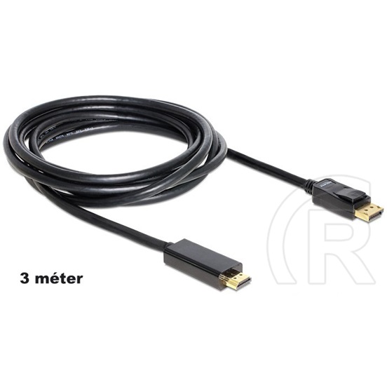 Delock DisplayPort > HDMI kábel (3 m)