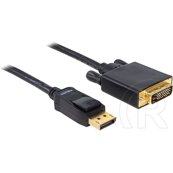Delock DisplayPort 1.1 > DVI-D Dual Link kábel (1 m, passzív)