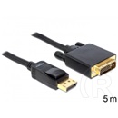 Delock DisplayPort 1.1 > DVI-D Dual Link kábel (5 m, passzív)