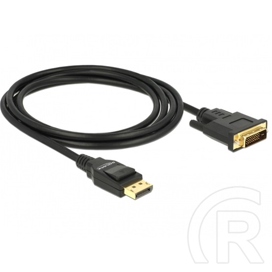 Delock DisplayPort 1.2 - DVI-D Single Link kábel (2 m, passzív)